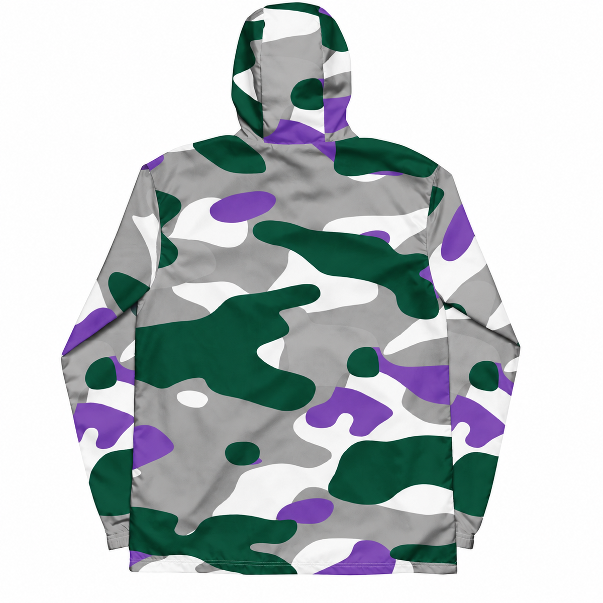 Rebranded Studios Classic Camo Air Jordan 12 Bucks Windbreaker - back