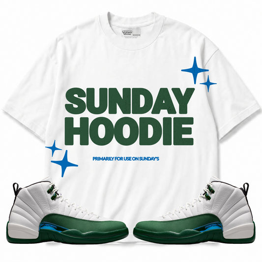 Rebranded Studios Sunday Air Jordan 12 Bucks T-shirt — main