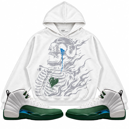 Rebranded Studios Club Air Jordan 12 Bucks Hoodie — main