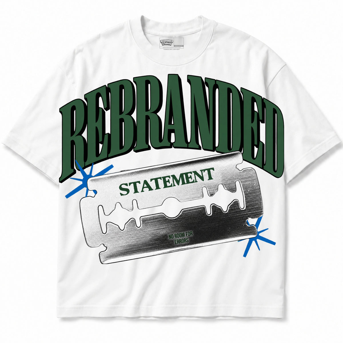 Rebranded Studios Statement 2.0 Air Jordan 12 Bucks T-shirt — front