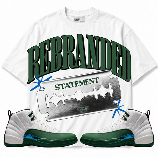 Rebranded Studios Statement 2.0 Air Jordan 12 Bucks T-shirt — main