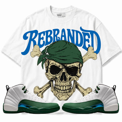 Rebranded Studios Pirate Air Jordan 12 Bucks T-shirt — main