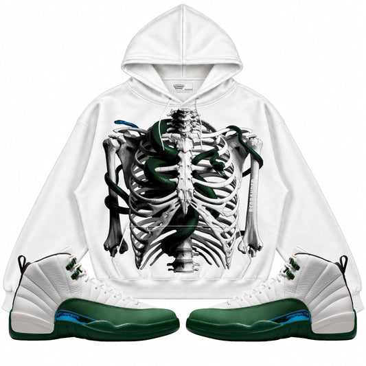 Rebranded Studios Bonez Air Jordan 12 Bucks Hoodie — main