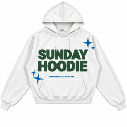 Rebranded Studios Sunday Air Jordan 12 Bucks Hoodie — front