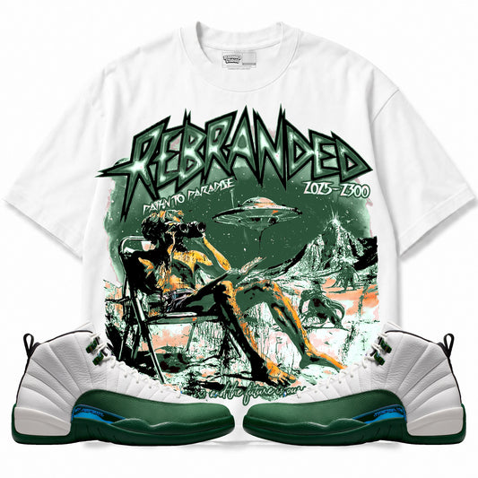 Rebranded Studios The Future Is Yours Air Jordan 12 Bucks T-shirt — main