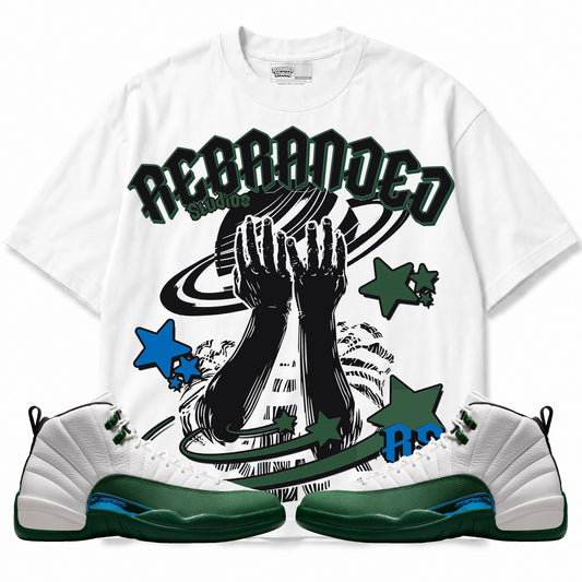 Rebranded Studios Rebranded WW Studios Air Jordan 12 Bucks T-shirt — main