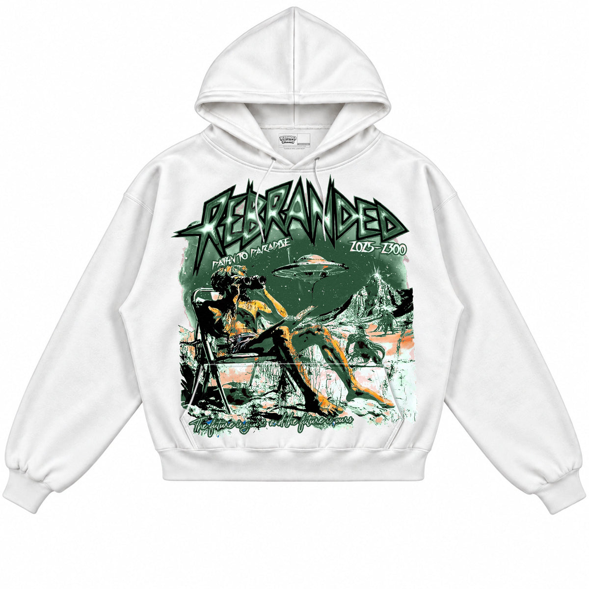 Rebranded Studios The Future Is Yours Air Jordan 12 Bucks Hoodie — front
