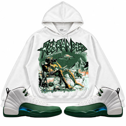 Rebranded Studios The Future Is Yours Air Jordan 12 Bucks Hoodie — main