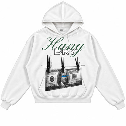 Rebranded Studios Hang Dry 2.0 Air Jordan 12 Bucks Hoodie — front