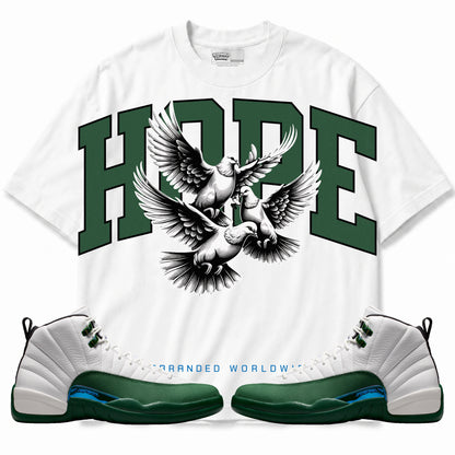 Rebranded Studios Hope Air Jordan 12 Bucks T-shirt — main
