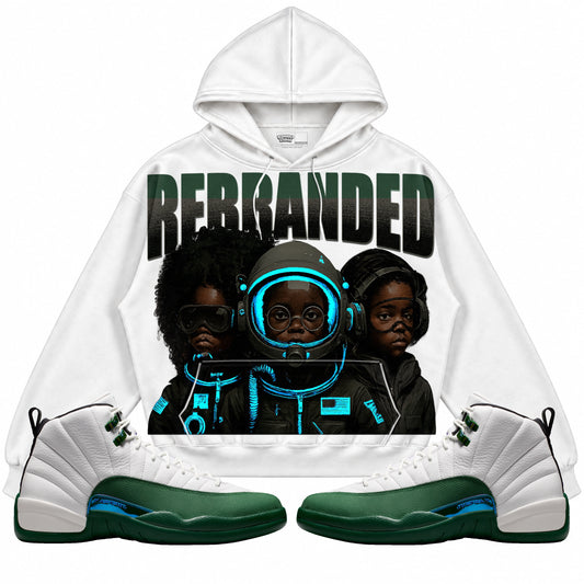 Rebranded Studios Future Air Jordan 12 Bucks Hoodie — main