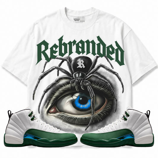 Rebranded Studios Spider Air Jordan 12 Bucks T-shirt — main
