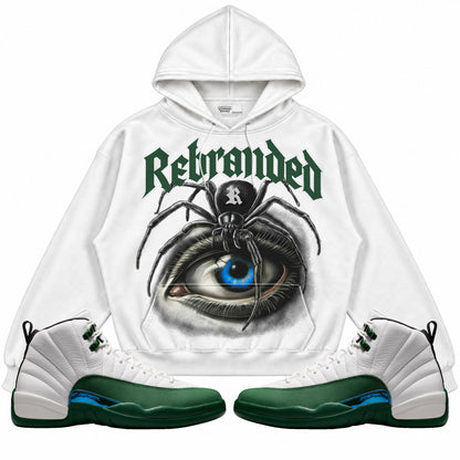 Rebranded Studios Spider Air Jordan 12 Bucks Hoodie — main