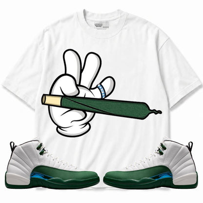 Rebranded Studios Loud Hands Air Jordan 12 Bucks T-shirt — main
