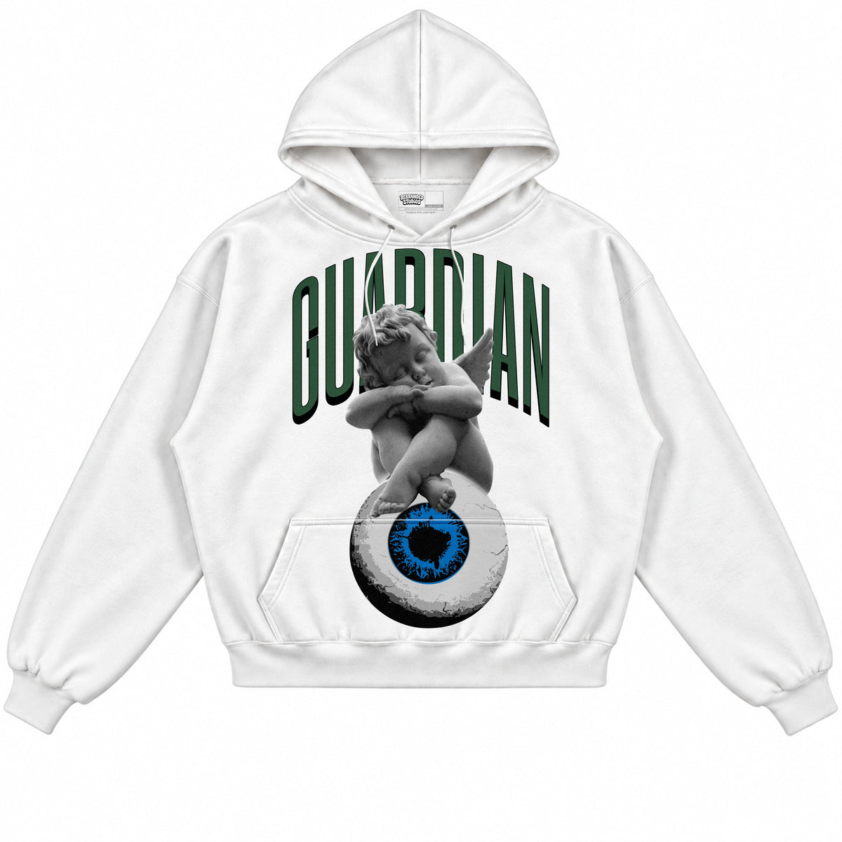 Rebranded Studios Guardian Air Jordan 12 Bucks Hoodie — front