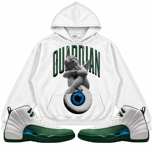 Rebranded Studios Guardian Air Jordan 12 Bucks Hoodie — main