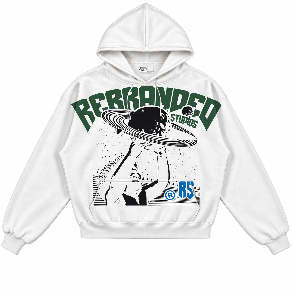 Rebranded Studios Studios Air Jordan 12 Bucks Hoodie — front