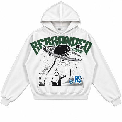 Rebranded Studios Studios Air Jordan 12 Bucks Hoodie — front