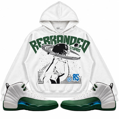 Rebranded Studios Studios Air Jordan 12 Bucks Hoodie — main