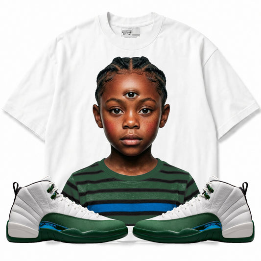 Rebranded Studios The Third Eye Air Jordan 12 Bucks T-shirt — main