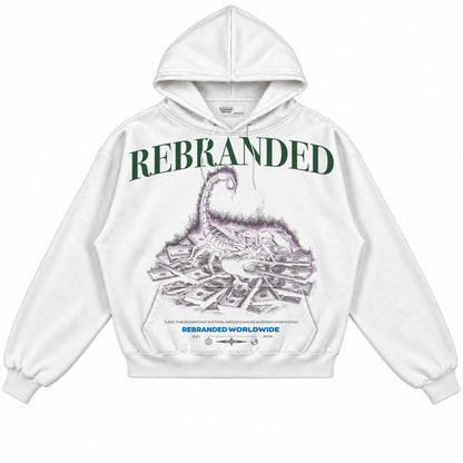 Rebranded Studios Scorpion Air Jordan 12 Bucks Hoodie — front