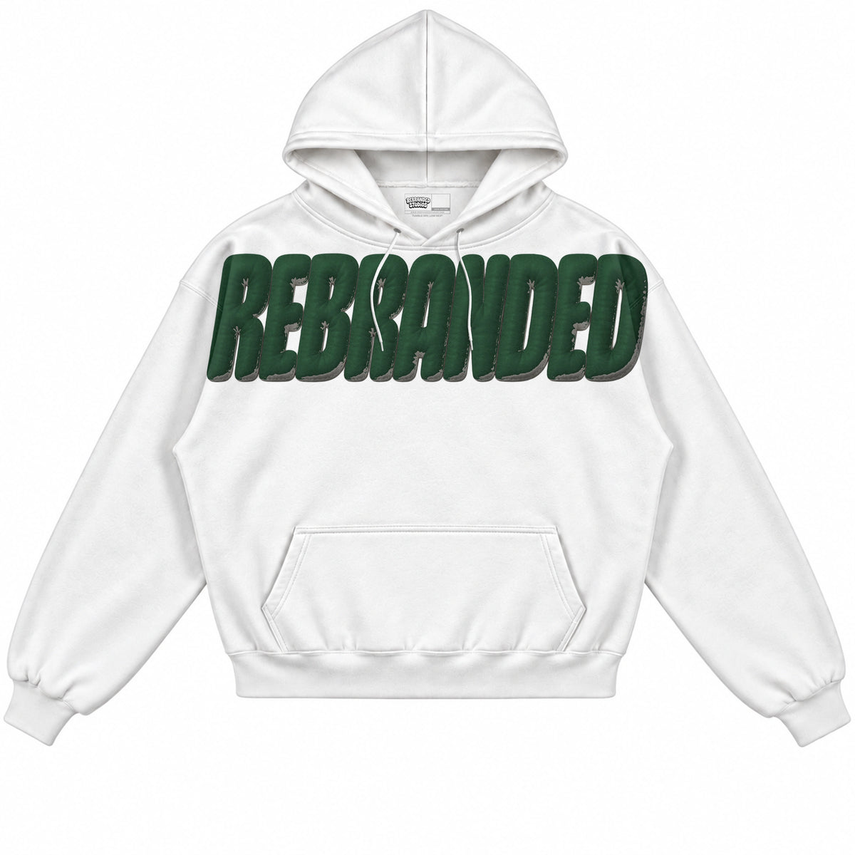 Rebranded Studios Faux 2.0 Air Jordan 12 Bucks Hoodie — front