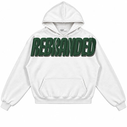 Rebranded Studios Faux 2.0 Air Jordan 12 Bucks Hoodie — front