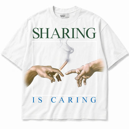Rebranded Studios Sharing Is Caring Air Jordan 12 Bucks T-shirt — front