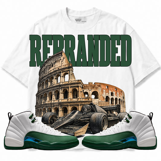 Rebranded Studios Nascar Air Jordan 12 Bucks T-shirt — main