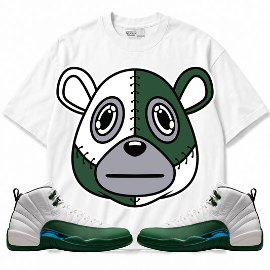Rebranded Studios Rebranded Bear 2.0 Air Jordan 12 Bucks T-shirt — main