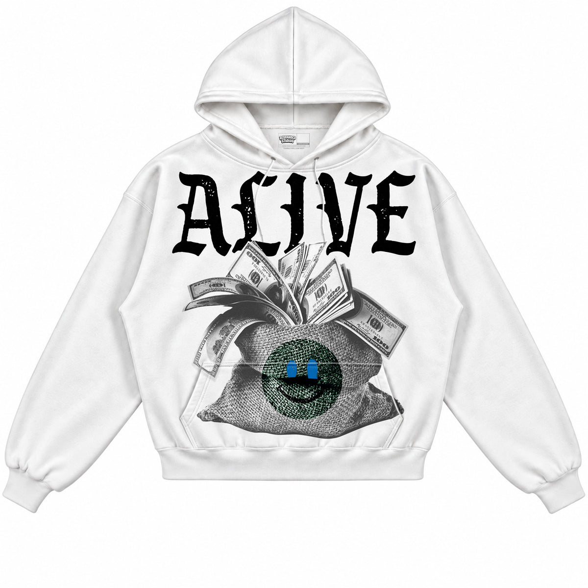 Rebranded Studios Alive Air Jordan 12 Bucks Hoodie — front