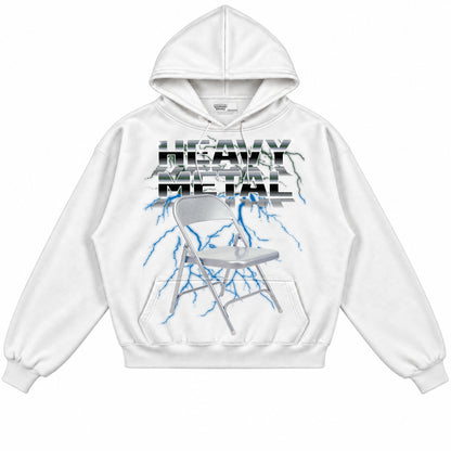 Rebranded Studios Heavy Metal Air Jordan 12 Bucks Hoodie — front