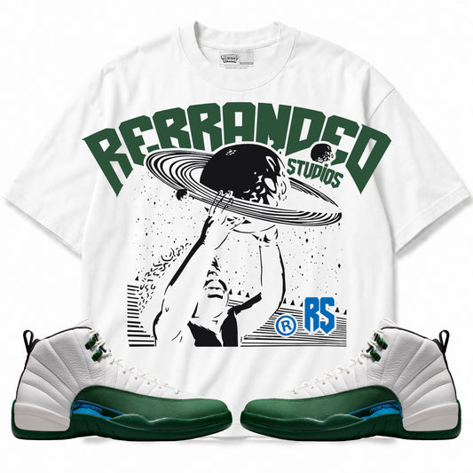 Rebranded Studios Studios Air Jordan 12 Bucks T-shirt — main