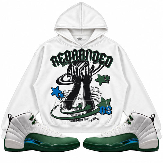 Rebranded Studios Rebranded WW Studios Air Jordan 12 Bucks Hoodie — main