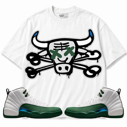 Rebranded Studios The Bull Air Jordan 12 Bucks T-shirt — main