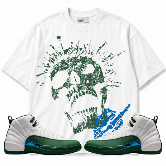 Rebranded Studios Mercy Air Jordan 12 Bucks T-shirt — main
