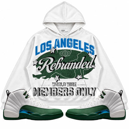 Rebranded Studios Members Only Air Jordan 12 Bucks Hoodie — main