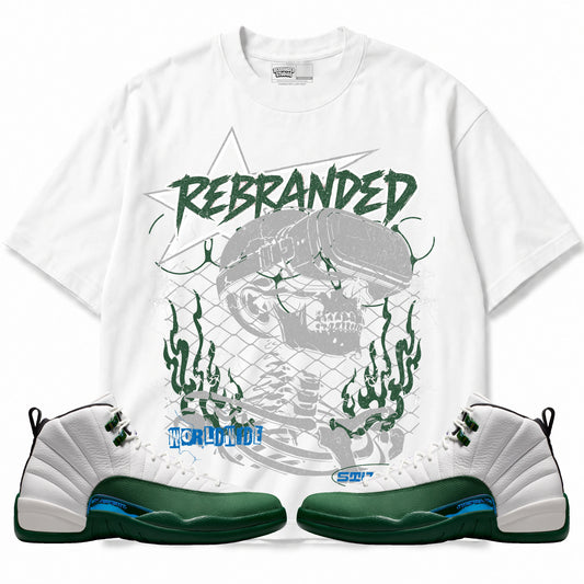 Rebranded Studios WW Studios Air Jordan 12 Bucks T-shirt — main