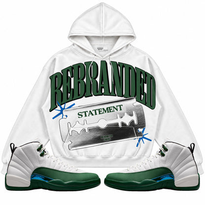 Rebranded Studios Statement 2.0 Air Jordan 12 Bucks Hoodie — main