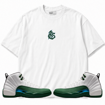 Rebranded Studios RS Logo Air Jordan 12 Bucks T-shirt — main