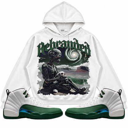 Rebranded Studios Rebranded Future Air Jordan 12 Bucks Hoodie — main