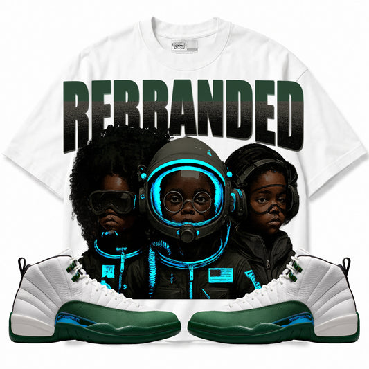 Rebranded Studios Future Air Jordan 12 Bucks T-shirt — main