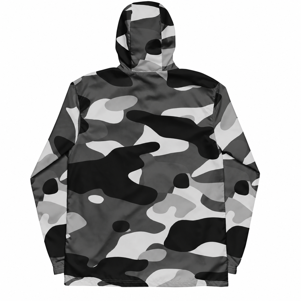 Rebranded Studios Classic Camo Air Jordan 8 Chrome Windbreaker - back