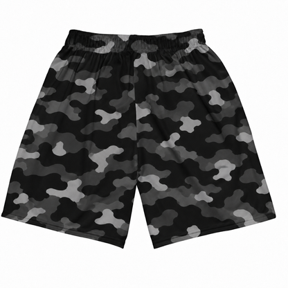 Rebranded Studios Contour Camo Air Jordan 8 Chrome Mesh Shorts - back