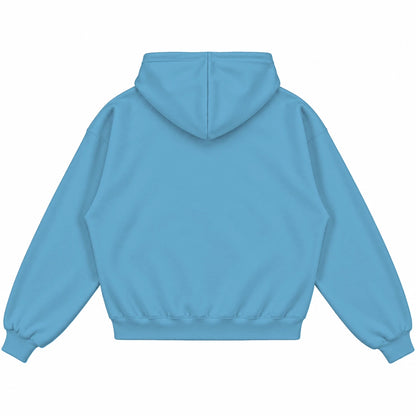Rebranded Studios Rebranded Bear Air Jordan 11 Legend Blue Collection light blue hoodie — back