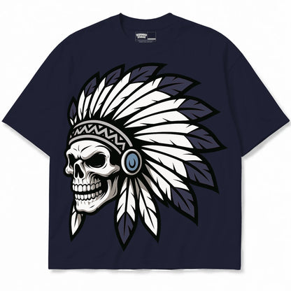 Rebranded Studios Chief 2.0 Air Jordan 5 Midnight Navy Navy shirt — front