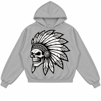 Rebranded Studios Chief 2.0 Air Jordan 10 Steel light gray hoodie — front