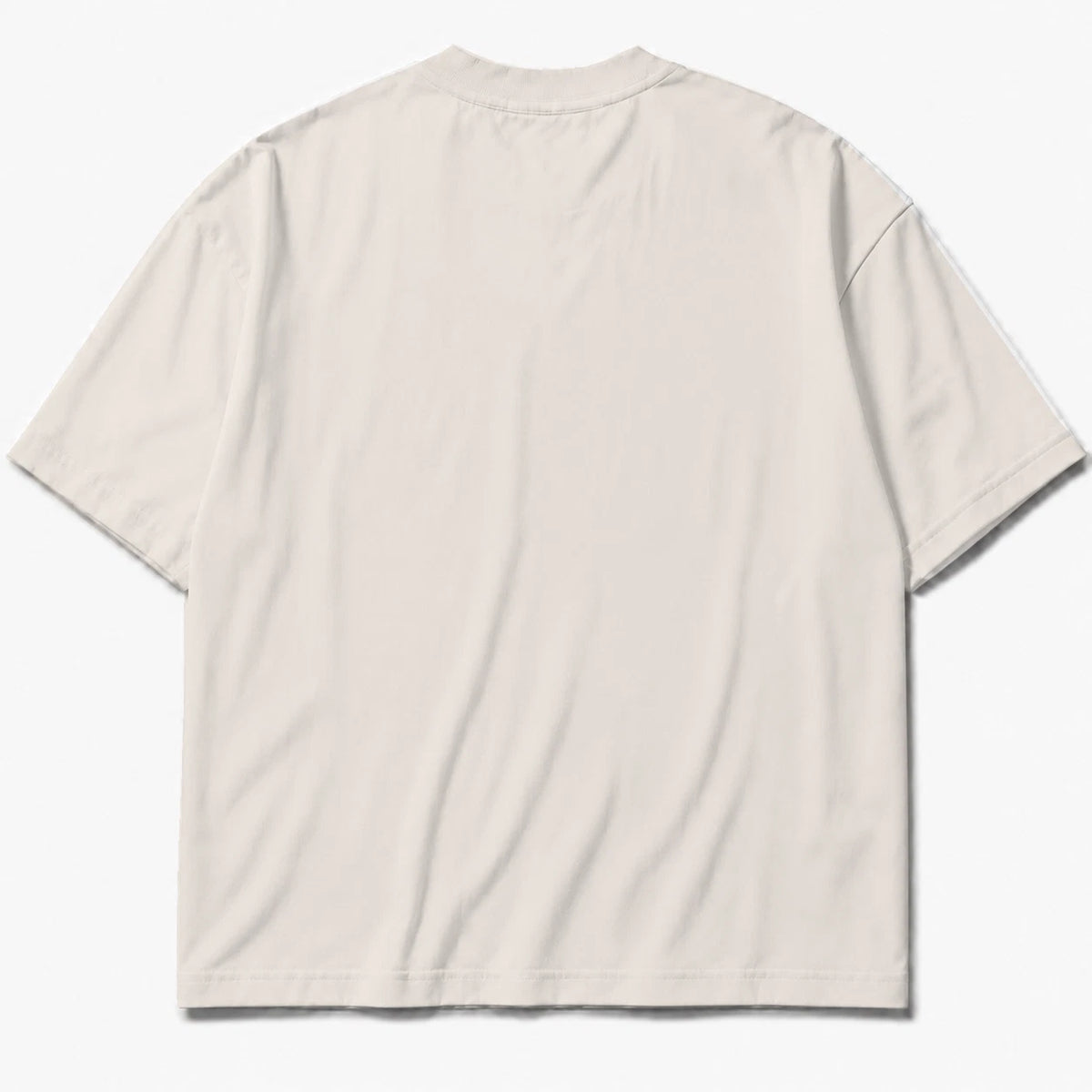 Rebranded Studios T-shirt — back view without sneakers