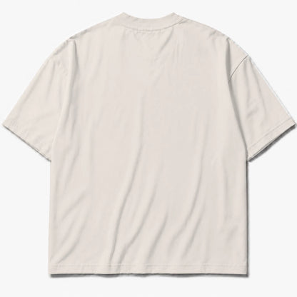 Rebranded Studios T-shirt — back view without sneakers