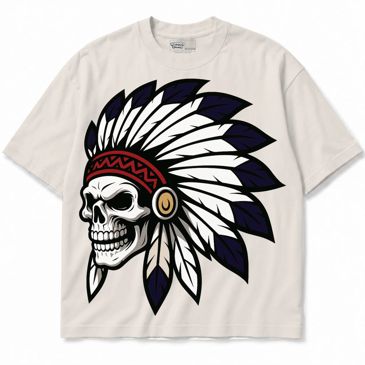 Rebranded Studios Chief 2.0 AIR JORDAN 8 X SOLEFLY “MI CASA ES SU CASA" light warm gray shirt — front